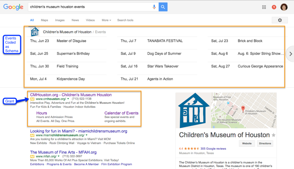paid search adds in search results